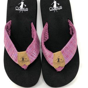 Corkys Sandal Purple Flip Flop Jamestown 7M